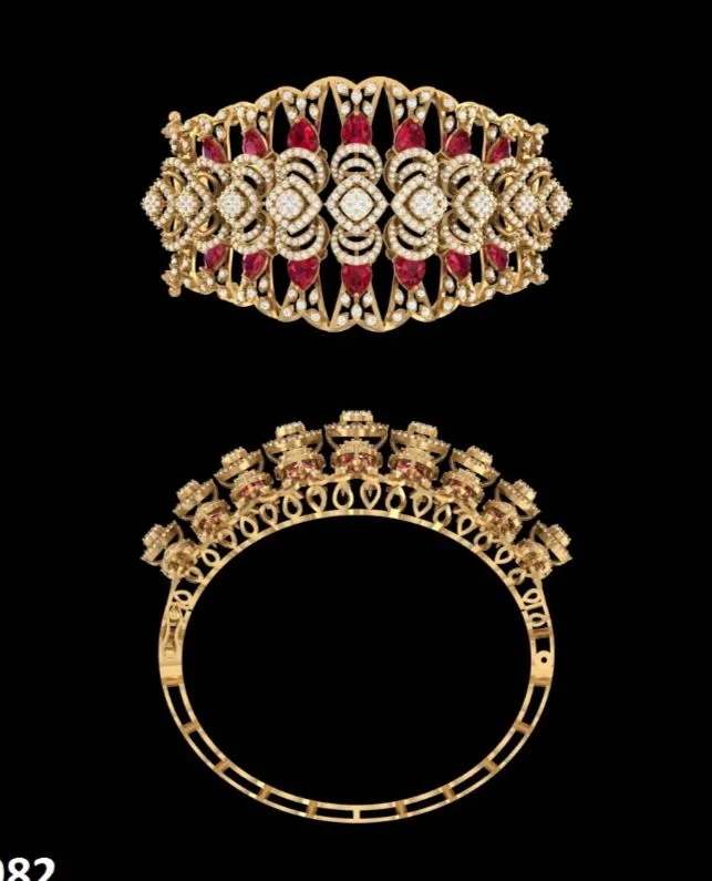 Ladies bracelet cad file